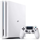 Console PlayStation 4 PS4 Pro 1Terabyte Branco Seminovo  + 2 Controles + 5 Jogos