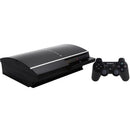 Console PlayStation 3 PS3 Fat 160GB Cor Black Piano Seminovo + 2 Controles + 5 Jogos
